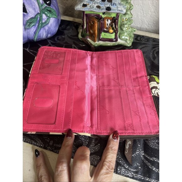 Vera Bradley Turnlock Floral Wallet Retired Pattern - Picture 3 of 8